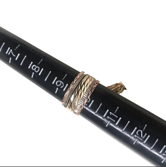 Ring set size 10 virgen de Guadalupe Gold plated - Picture 11 of 11